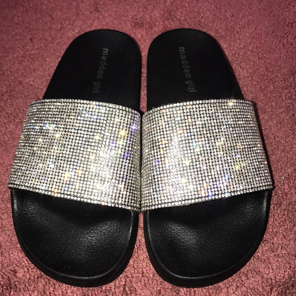 Steve Madden Sparkly Slides